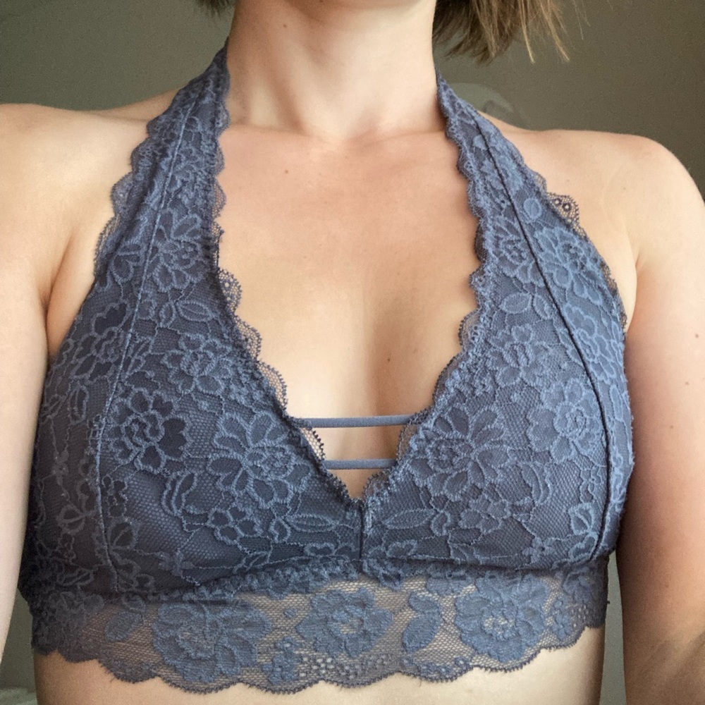 Gilly Hicks Blue Lace Bralette